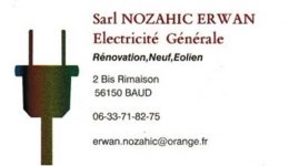 NOZAHIC ERWAN ELECTRICITE