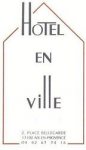 HOTEL EN VILLE