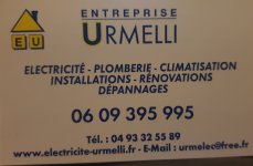 ELECTRICITE CLIMATISATION PLOMBERIE URMELLI