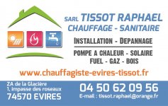 SARL TISSOT RAPHAEL CHAUFFAGE-SANITAIRE