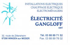 ELECTRICITE GANGLOFF SARL