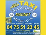 ALLO TAXI TRANSPORTS MÉDICAUX - MAGNET 0475512345