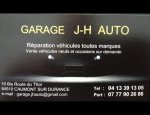 GARAGE J-H AUTO    SARL