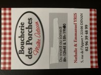 BOUCHERIE DES PORCHES