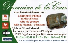 DOMAINE DE LA COUR