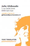 GHIBAUDO JULIE - YOURTRANSLATION