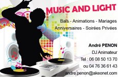 ANDRE PENON MUSIC AND LIGHT