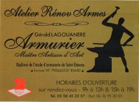 ARMURERIE ATELIER RENOV ARMES