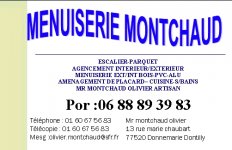 MENUISERIE MONTCHAUD