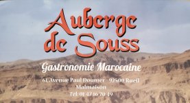 AUBERGE DE SOUSS (RESTAURANT COUSCOUS SPÉCIALITÉ MAROCAINE)
