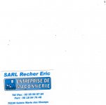S A R L .RECHER ERIC