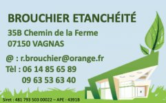 BROUCHIER ÉTANCHÉITÉ