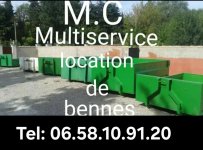 MC MULTISERVICES  LOCATION DE BENNE