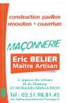 SARL MAÇONNERIE ERIC BELIER