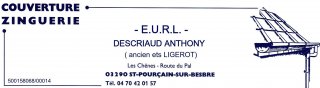E.U.R.L.  DESCRIAUD ANTHONY