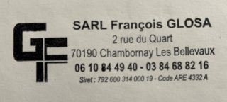SARL FRANCOIS GLOSA