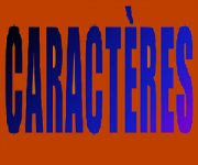 CARACTERES