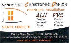 MENUISERIE CHRISTOPHE DANION