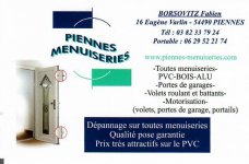 PIENNES MENUISERIES