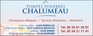 POMPES FUNEBRES CHALUMEAU