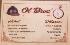 OL BROC : ANTIQUITE DEBARRAS