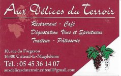AUX DELICES DU TERROIR
