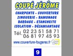 Photo COUPE JEROME SARL CHARPENTE COUVERTURE DESAMIANTAGE