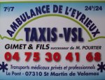TAXIS-AMBULANCES DE L'EYRIEUX
