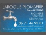 LAROQUE PLOMBERIE CHARLES COUCOULIS
