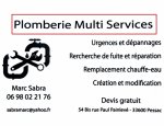 PLOMBERIE MULTI SERVICES