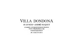 Photo VILLA DONDONA